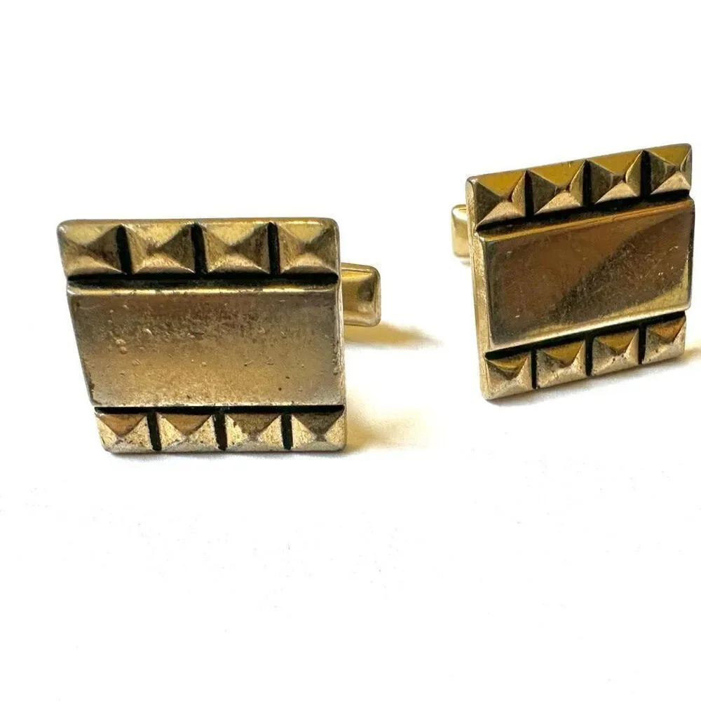 Gold tone vintage  cufflinks
